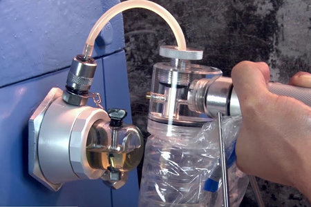 oil sampling port